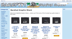 Desktop Screenshot of barefootgraphix.com